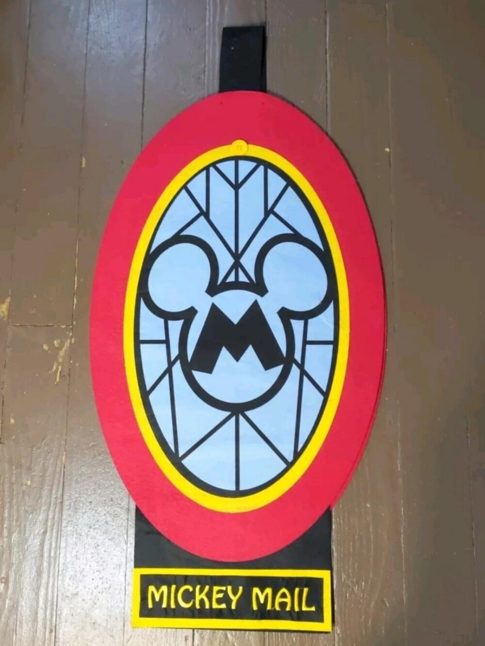 Disney Hotel Room Celebration Mail Hanger Mickey Mail Felt Sign